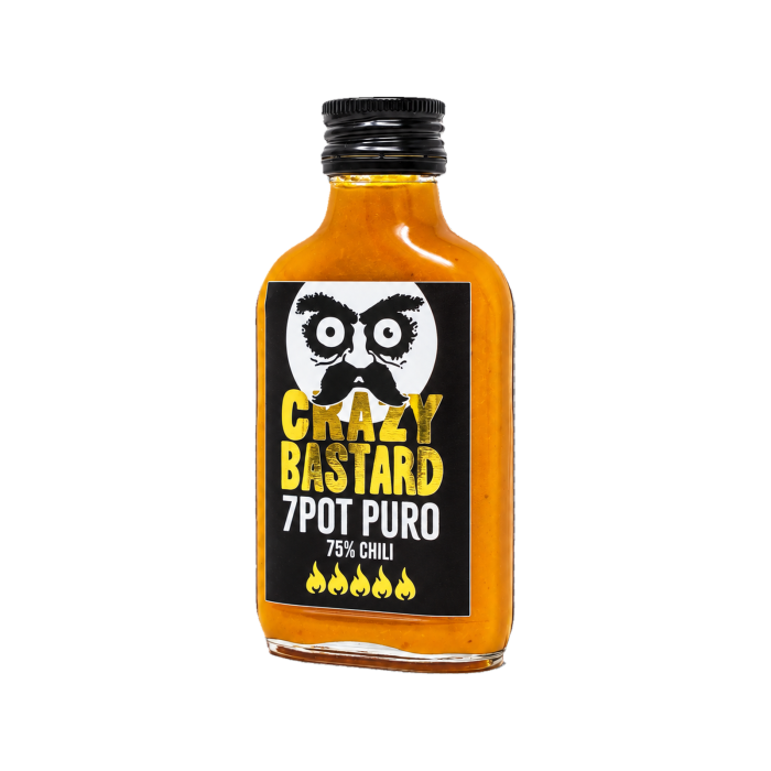 Crazy Bastard 7POT PURO Hot Sauce 100 ml