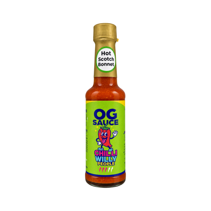 Chilli Willy People OG Sauce Scotch Bonnet Hot Sauce 150 ml