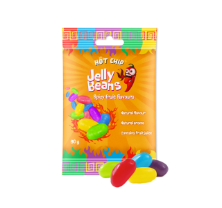 Jelly Beans Spicy Fruit Flavours - Front view