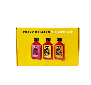 Crazy Bastard 3 Sauce Set